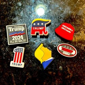 NWOT Trump Shoe Charms